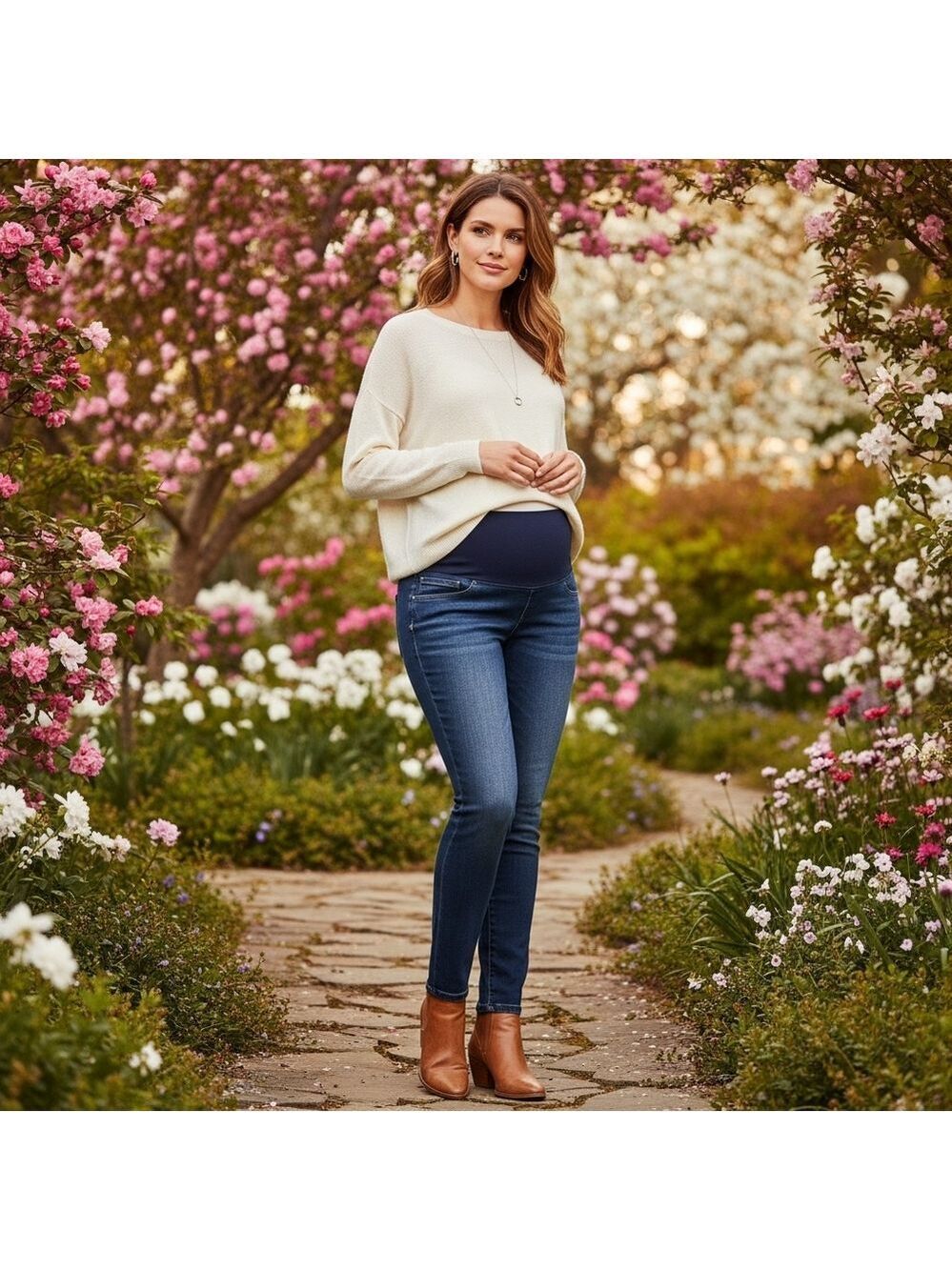 Levi's Gold Signature Maternity Skinny Jeans Size XL